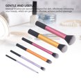 thumbnail image 4 of Cepillos de maquillaje facial, cepillos de maquillaje sin costuras establecidas 6pcs para cepillo, 4 of 7