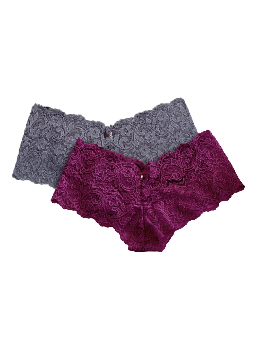 Smart & Sexy Smart & Sexy Women's Lace Boyleg Panty 2 Pack, Style