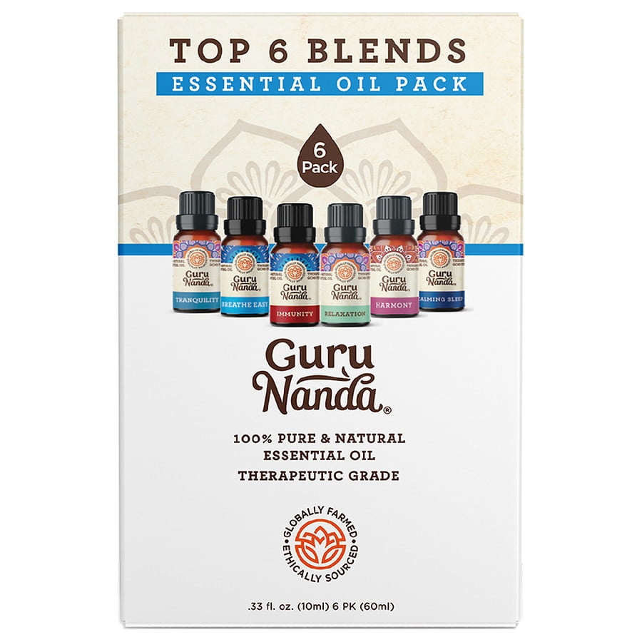 GuruNanda Essential Oils Set