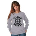 thumbnail image 4 of Feeling Cranky Bicycle Crank Cyclist Sweatshirt for Men or Women Brisco Brands M, 4 of 6