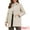 Beige, variant on Women's Casual Work Oversized Thick Overcoat with Pockets L Brown