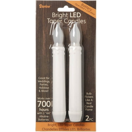 LED Taper Candles, 6.5