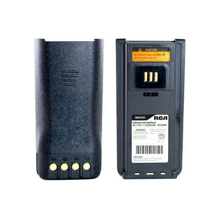 RCA B4323LI 2250mAh / 16.65 Wh | 7.4V Lithium-Ion 2 Way Radio Battery