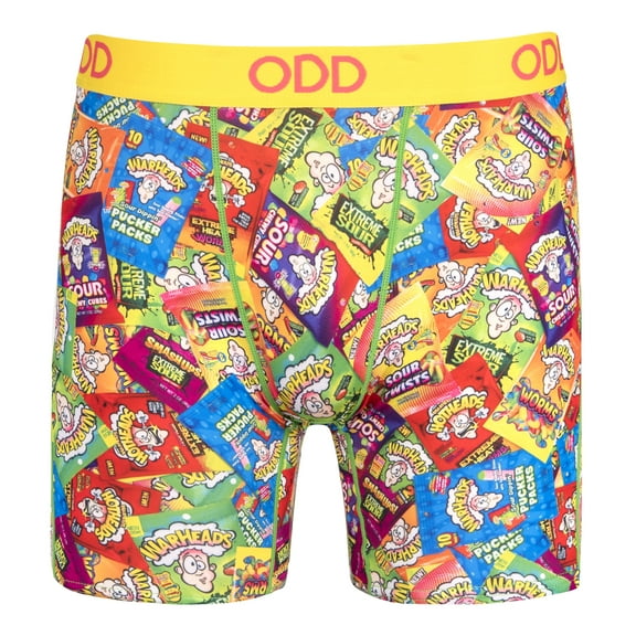 ODD SOX, Warheads All Over, Men's Boxer Briefs, Funny Novelty Underwear, Large