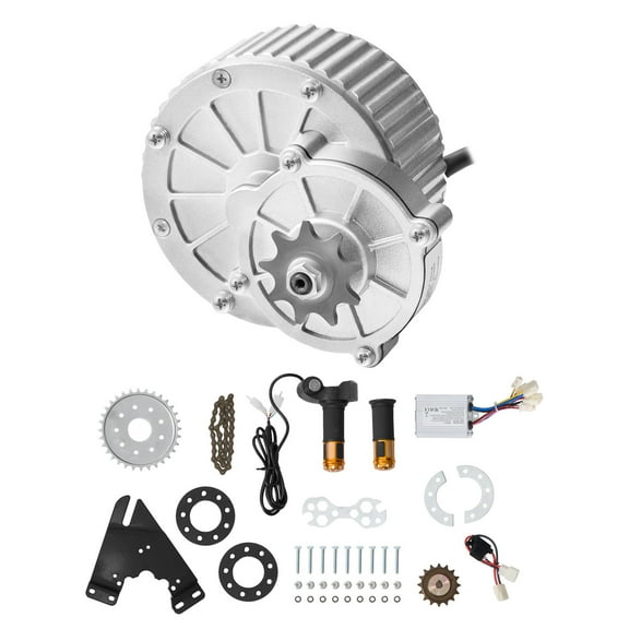 KFFKFF 450W Electric DC Motor Kit - 36V 3000rpm Motor featuring Enhanced Speed Regulator and Twistgrip Throttle Kit suitable for Go Karts, E-Bike, Motorcycle, Scooter
