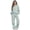 Pastoral Floral Print Blue, variant on Renewold Womens Sweatsuits 2 Piece Set Drawstring Sweatshirts and Joggers Pants Outfits Comfiest Airport Outfits Track Pants Mockneck Top Lounge Sets for Women, Pastoral Floral Print Blue, XS