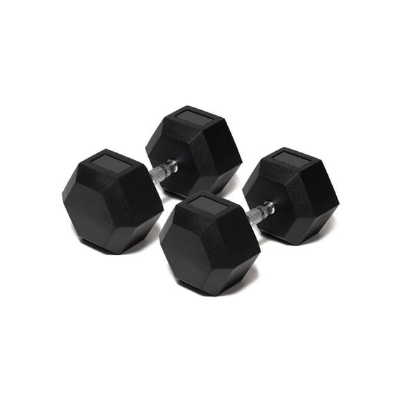Par de Mancuernas Hexagonal 75 Lb MDFitness Recubierta