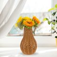 thumbnail image 4 of Woven Dried Flowers Vase Imitation Rattan Vase Rustic Imitation Rattan Woven Vase (S), 4 of 9