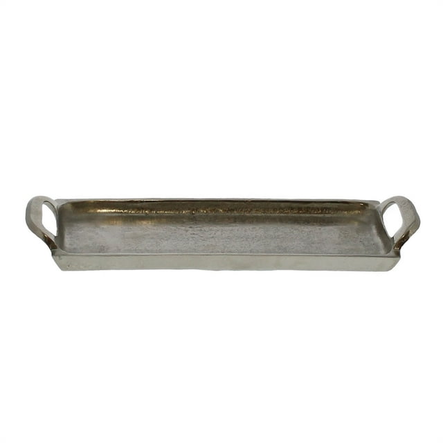 homeroots kitchen & dining 397857 Bronze Narrow Rectangular Tray