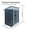 Grey#16, variant on Outdoor Storage Shed 5FTx3FT Pent Roof Grey Outdoor Tool Bike Storage Garden Shed Tool House,Garden Storage Shed