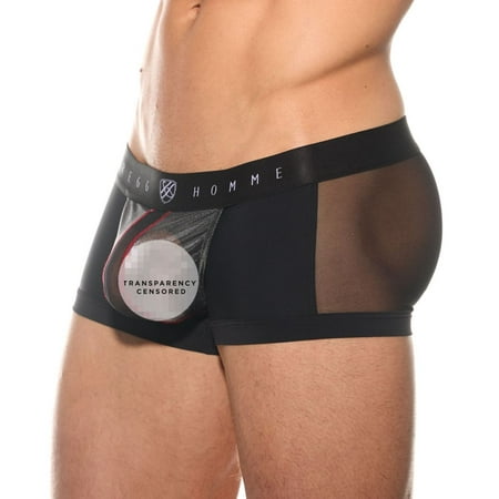 

Men s Gregg Homme 200905 Magnet Boxer Trunk with Detachable Pouch (Silver M)