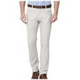thumbnail image 3 of HBFAGFB Pantalon Homme Décontracté Jambe Droite Polyvalent Usage Quotidien Pantalon Simple Sortie Blanc Taille 38, 3 of 3