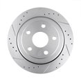 thumbnail image 2 of ECCPP 5-Lugs Vented-Silver Premium Brake Rotors 2pcs - For 2011-2018 for Dodge for Durango,2011-2018 for Jeep Grand for Cherokee, 2 of 5