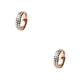 thumbnail image 1 of Anillo Minnieouse diseño tablero de ajedrez joyería femenina elegante Dorado plateado Oro rosa, 1 of 6