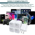 thumbnail image 5 of USB Charger Wall Plug, [5Pack-1Port] Fast Charging Outlet AC Power Adapter Block Cube for iPhone, iPad, Samsung, Camera, Android or Type C Phones & Tablets Charge Multiple USB Hub Station Base, 5 of 10