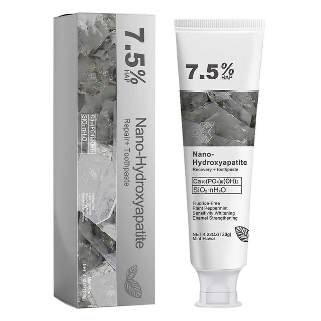 7.5% Hap Nano-Hydroxyapatite Toothpaste Advanced Enamel Protection & Fresh Breath for Sensitive Teeth