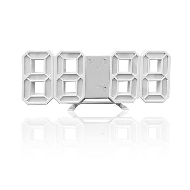 Reloj Despertador Digital LED Toystoory con Termómetro y Calendario Luz verde