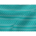 thumbnail image 4 of oneOone Viscose Jersey Fabric Chevron Block Print Fabric BTY 60 Inch Wide, 4 of 5