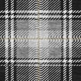 thumbnail image 3 of HomeRoots 674289 5 x 8 ft. Black Ivory & Gold Plaid Washable Machine Made Rectangle Area Rug with UV Protection, 3 of 9
