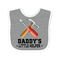 Inktastic Daddy Little Helper Tools Boys Baby Bib