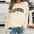 thumbnail image 2 of WEAIXIMIUNG Chandails en Molleton pour Enseignants École Primaire Femmes Décontracté Imprimé Lettre Col Rond Pull Sans Capuche Chandails en Molleton Manches Longues Automne Blouse 06, 2 of 5