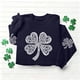 thumbnail image 2 of TaTaai Womens St Patricks Day Print Sweatshirt Long Sleeve Crewneck Casual Pullover Fleece Lined Holiday Top Gift, 2 of 6