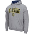 thumbnail image 2 of Men's Colosseum  Heather Gray UC Irvine Anteaters Arch & Logo Hoodie, 2 of 3