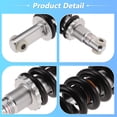 thumbnail image 6 of Unique Bargains Bike Rear Shock Absorber 215mm 2000lbs Capacity Coil Spring Shock Suspension for Bicycle/Motorcycle Damping Suspension Shock Damper Silver Tone Black, 6 of 6