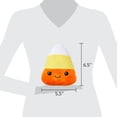 thumbnail image 6 of Vibrant Life Halloween 6in Squeaky Plush Dog Toy, Candy Corn, Multicolor, 6 of 7