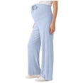 thumbnail image 2 of Taqqpue Women's Maternity Pants Wide Leg Over The Belly Pregnancy Pajama Pants Maternity Clothes Loose Casual Yoga Lounge Trousers for Women, 2 of 8
