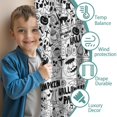 thumbnail image 3 of Blackout Kids Curtains,Halloween Doodle Pattern Childrens Insulated Curtains Set Of 2,Bedroom Essentials,Toddler Room Decor 42"x84", 3 of 5