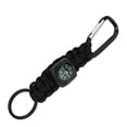 thumbnail image 4 of Pulsera de Paracord de supervivencia al aire libre con brújula Llavero de Paracord de 7 núcleos con mosquetón, 4 of 5