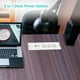 thumbnail image 2 of 4 LEAF Regleta de Enchufes Empotrada USB C 65W,Enchufe de Escritorio Empotrable 3 Tomas 3 USB (PD 65, 2 of 7