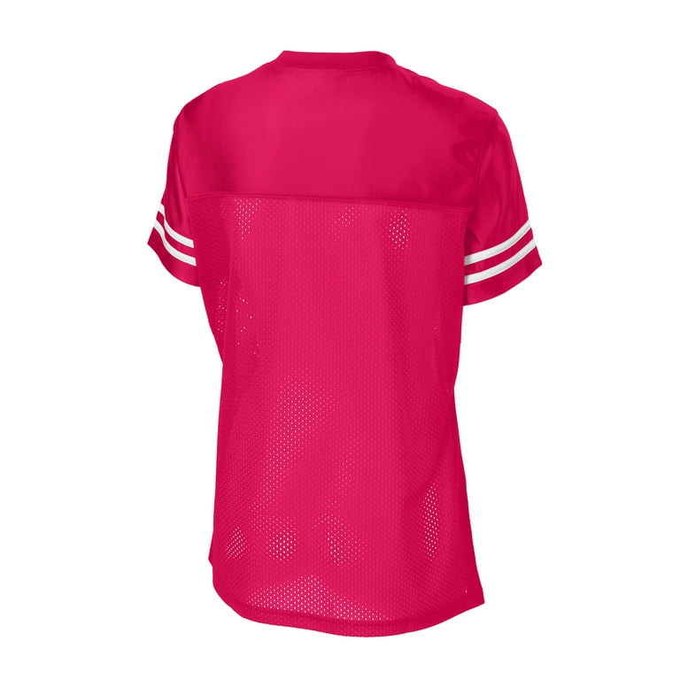 Ladies Football Replica Jersey Color Light Pink/White X-Small Size 