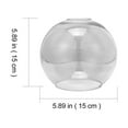 thumbnail image 3 of TABLETREANDS Decorative Glass Lampshade Light Diffusion Elegant Dining Room 1Set 5.9X5.9X5.3In, 3 of 6