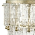 thumbnail image 5 of Progress Lighting Chevall 3-Light Gilded Silver Pendant with Artisanal Glass, 5 of 11