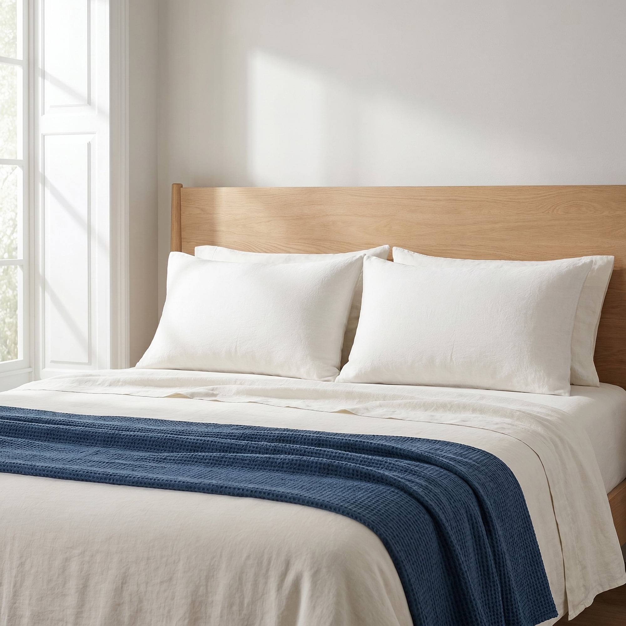 Unique Bargains Cotton Envelope Closure Pillowcases 2 Pack Wrinkle Resistant Bedding Gray