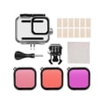 thumbnail image 3 of Accessories for Gopro Hero 8 Black Kits with Waterproof Protective Housing Case + 3 Pack Diving Filter+ 12 PCS Anti-Fog Insert Kits for Gopro Hero 8 Action Camera, 3 of 7