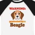 thumbnail image 4 of Inktastic Beagle Dog Gifts Protected By Boys or Girls Toddler T-Shirt, 4 of 5
