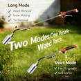 thumbnail image 6 of GASPRO Propane Torch Weed Burner, High Output 600,000 BTU Flamethrower with Long & Short Mode, 12.5 FT Hose and Self Igniter, Heavy Duty Weed Torch for Garden Weeding, Ice Snow Melting, Roofing, BBQ, 6 of 11