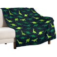 thumbnail image 1 of Manta de dinosaurio para niños Linda manta de dinosaurio para niños, manta para niños pequeños, regalos de dinosaurio para niños, manta de vellón suave, regalos de cumpleaños de Navidad, 1 of 7