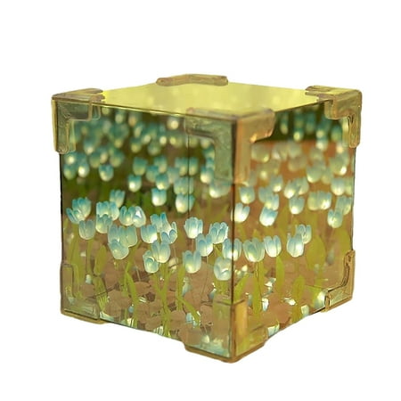 

NGHnuifg DIY Cube Lamp Flower Lamp Handmade DIY Flower Cube Night Light Creative Gift For Teen Girls Couple Friends Children Statuary Foam Mattress Bed Frame Full Mattress with Bed Frame
