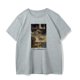 thumbnail image 1 of clásico selfie verano nuevo estilo femenino punk arte impresión suelta paisaje impresión retro manga corta harajuku top camiseta hip-hop t-shirtpangjing, 1 of 4