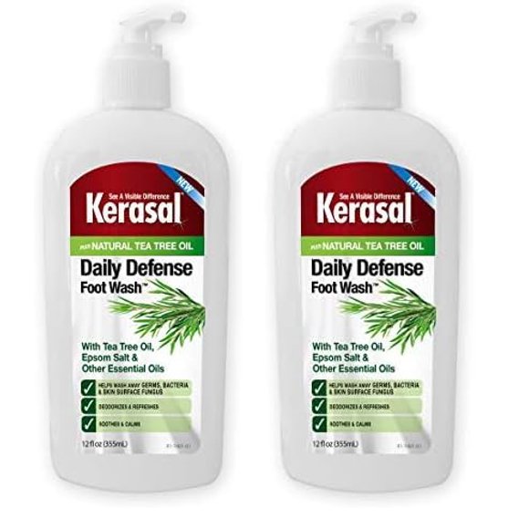 Jabón para pies Kerasal Daily Defense 355 ml (paquete de 2)