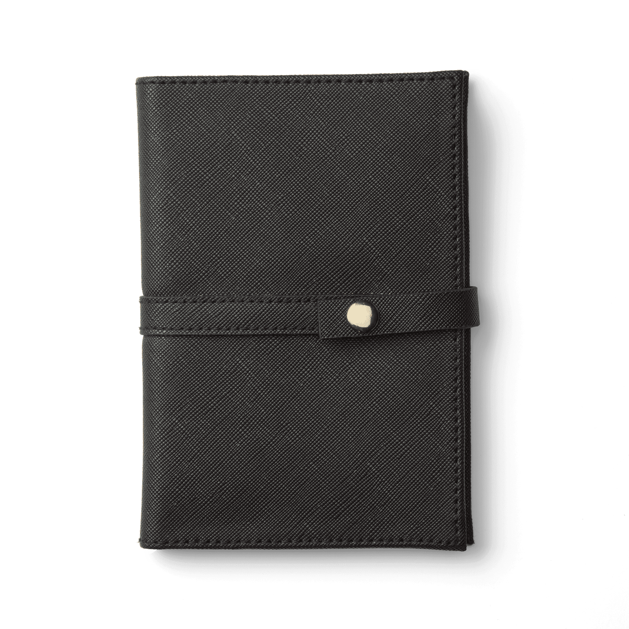 COACH Leather Passport Case Travel Wallet in Black 93604 - Walmart.com