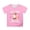 1-Pink165, variant on Kiijoy Toddler Girls Capybara Graphic Tee Cute Short Sleeve Round Neck T Shirt, Sizes 3-4
