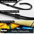 thumbnail image 3 of G128 Combo Pack: Garden Flag Stand Black 36x16IN & Garden Flag Hello Spring Butterflies Flowers 12x18IN, 3 of 9