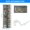 thumbnail image 3 of coastal rose Over the Door Shoe Shelves, 26 Sections Hanging Closet Organizers and Storage Shelves Space Saving Shoe Rack Holder, 3 of 7