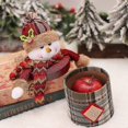 thumbnail image 4 of bolsas y frascos para guardar dulces navideños de manzana, decoración navideña, galletas y manzanas navideñas., 4 of 5