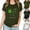 Army Green, variant on CHUMUD Womens St Patricks Day Shirt Green Shamrock Shirts St Patricks Day Clover Graphic Tshirt Tops